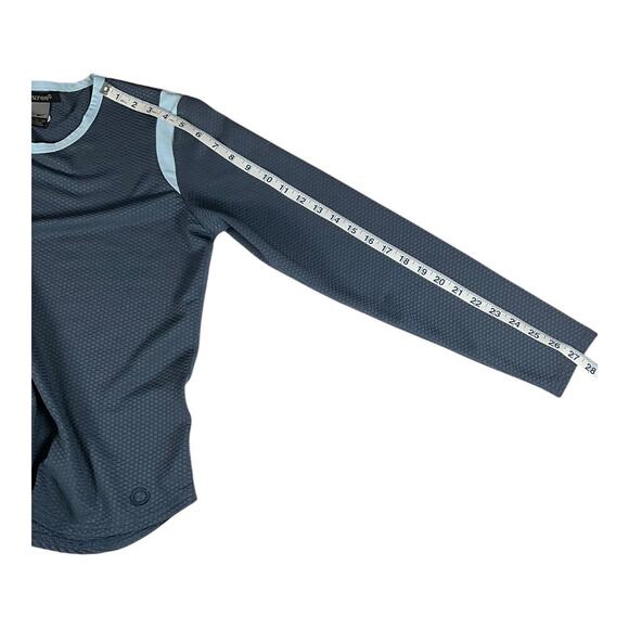 Nike Sphere Therma Blue Long Sleeve Running Shirt Women's SZ Medium Light Weight - Picture 10 of 11